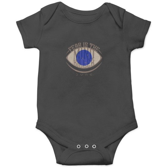 Discover Fear Is The Mind Killer Blue Eye Vintage Badge Onesies