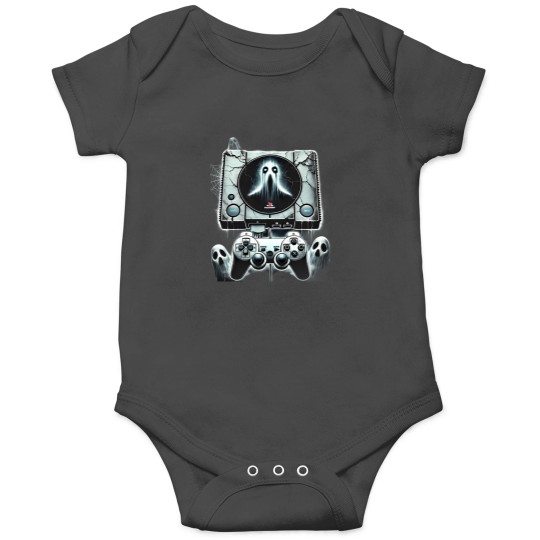 Discover Spooky Haunted Console With Ghostly Vibes Onesies