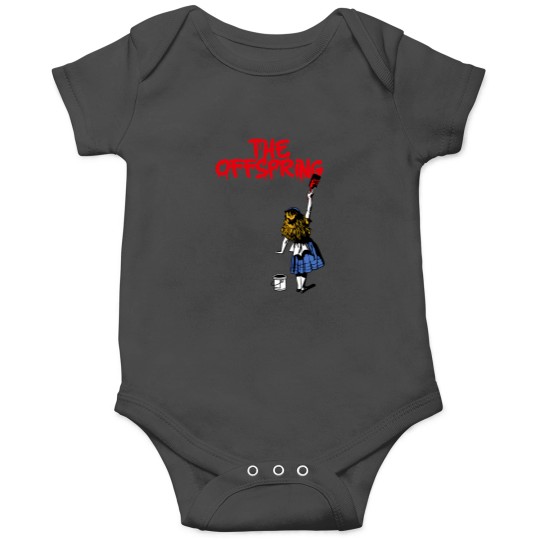 Discover Offspring Ll Girls With Red Paint Onesies