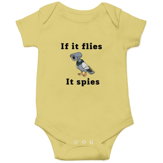 Discover if it flies, it spies Onesies
