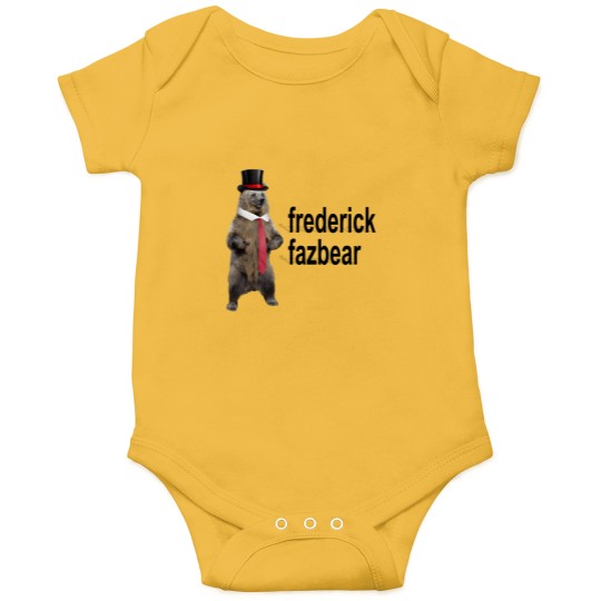Discover Frederick Fazbear The Fancy Bear Fnaf Parody Onesies