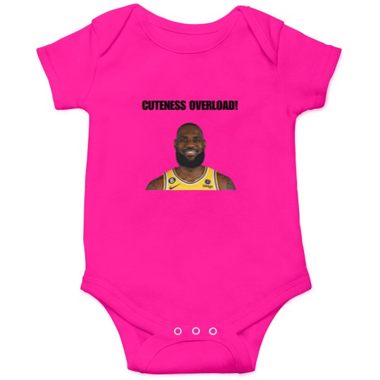 Discover My Glorious King LeBron James Cuteness Overload Onesies - Perfect for Basketball Fans