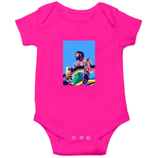 Discover J Cole Wpap Pop Art - J Cole - Onesies