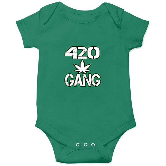 Discover 420 Gang Marijuanaa Gift (1) Onesies