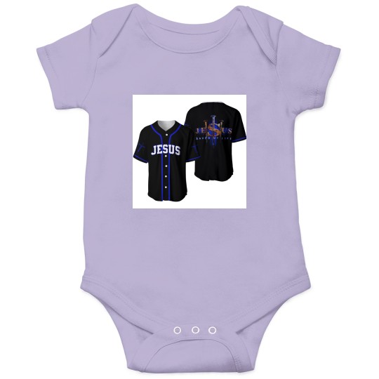 Discover Jesus Christ Baseball Jersey Onesies