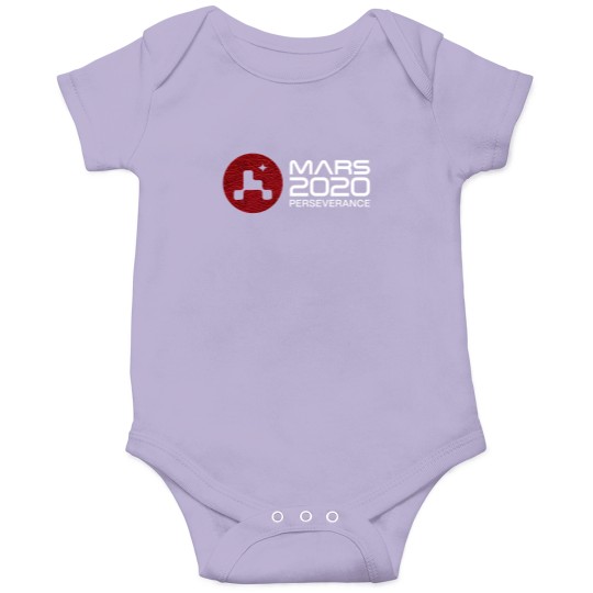 Discover Mars 2020 Perseverance - Space Red Leather Galaxy - Black - Mars 2020 Mission Patch - Onesies