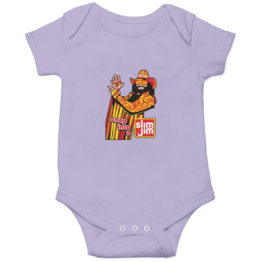 Discover Macho Man Snap in to a Slim Jim Onesies