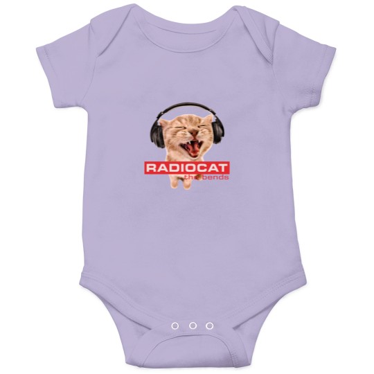 Discover RadioCat Onesies, Meme Cat Onesies, Radiohead Cat The Bends Onesies
