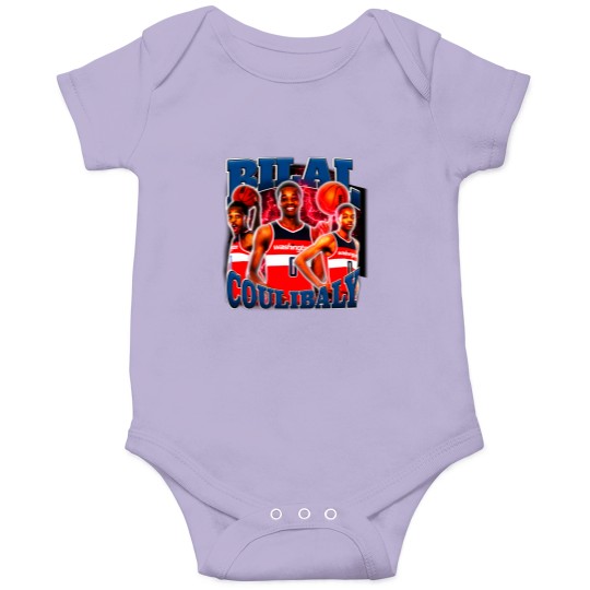 Discover Bilal Coulibaly Vintage  Retro 90's Onesies Basketball Player Bilal Coulibaly Vintage Onesies Onesies Vintage Bootleg Basketball Onesies Onesies