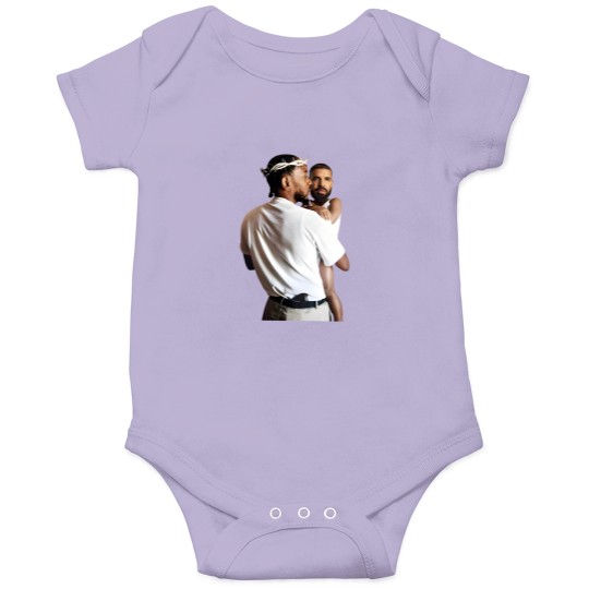 Discover Kendrick Lamar Holding Baby Drake Onesies, Kendrick Lamar vs Drake Rap Beef Onesies