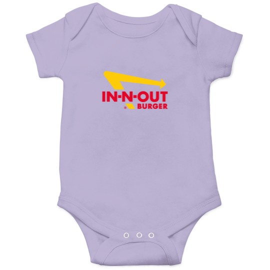Discover In And Out burger food logo restaurant Onesies Onesies
