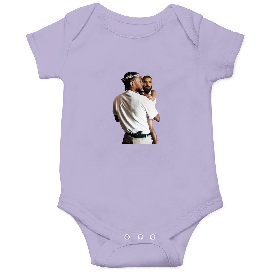 Discover Kendrick Lamar Holding Baby Drake Unisex Cotton Onesies