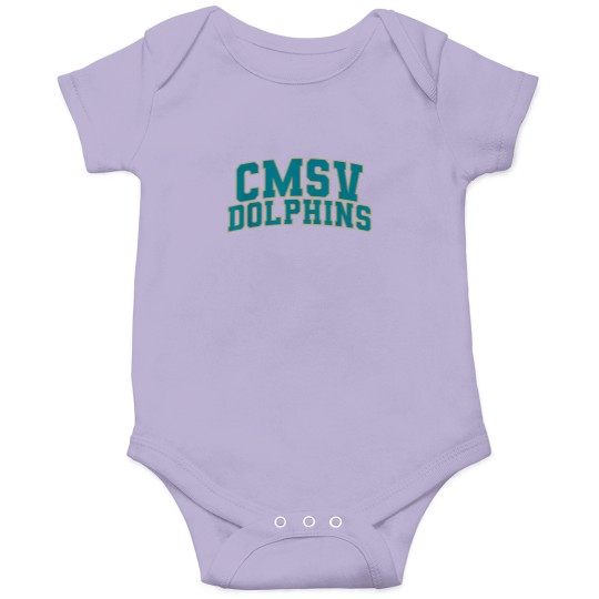 Discover College of Mount Saint Vincent Dolphins 01 Onesies