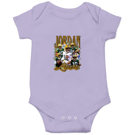 Discover Vintage 90s Graphic Style Jordan Love Onesies, Jordan Love Vintage Onesies, American Football Gift