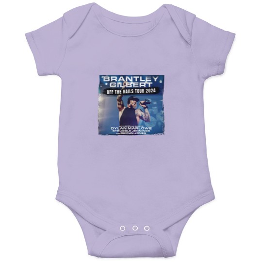 Discover Brantley Gilbert Off The Rails Tour 2024 Onesies -
