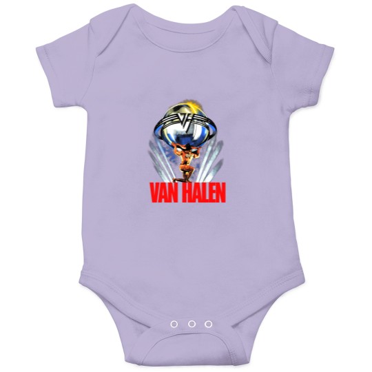 Discover Vintage van 5150 86 tour paper thin Onesies