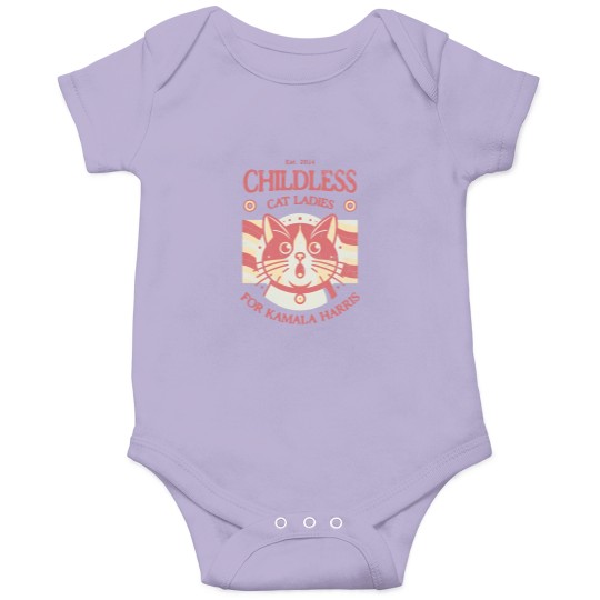 Discover Kamala Harris Onesies Childless Cat Ladies for Kamala