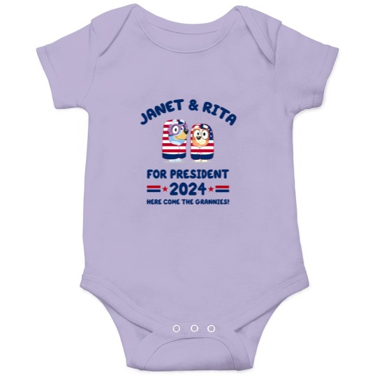 Discover Janet and Rita For President 2024 Election Onesies, BlueyDad Lovers Onesies