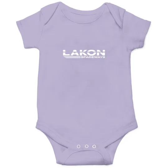 Discover Lakon Spaceways logo (white) Onesies