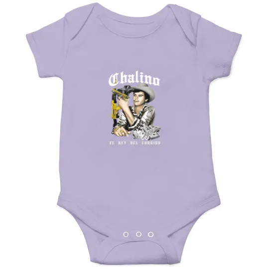 Discover Chalino Sanchez El Rey Del Corrido Onesies classic in black Cotton