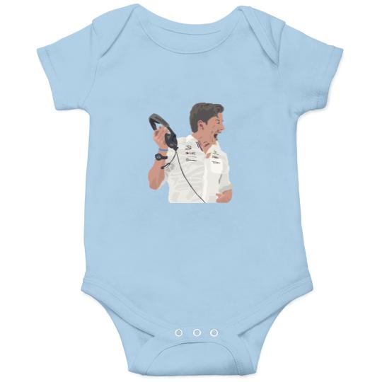 Discover Angry Toto Wolff Onesies