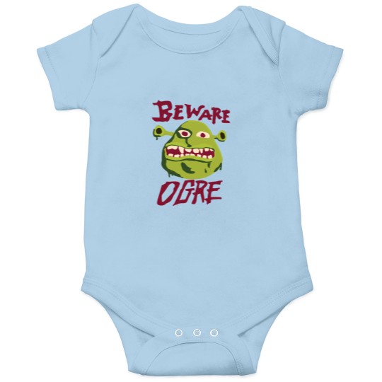 Discover Beware Ogre Shrek Sign Classic Onesies