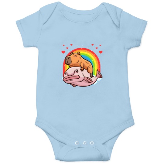Discover Capybar a Giant Cavy Rodent With Hearts Capybar a Onesies