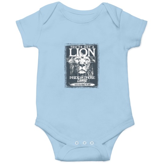 Discover Lion In Those Lungs Christian Onesies, Christian Faith Onesies, Gratitude Brandon Lake Onesies