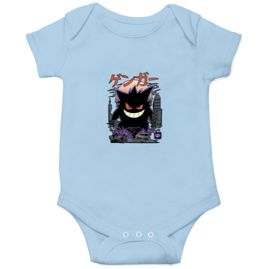 Discover Gengar Japanese Style Onesies | Movie Film Nerd Gaming Anime Novelty Funny