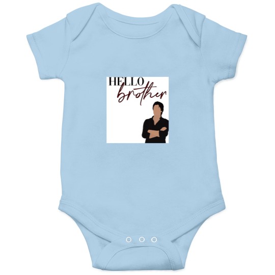 Discover Hello Brother Damon Salvatore Vampire Diaries Long Onesies
