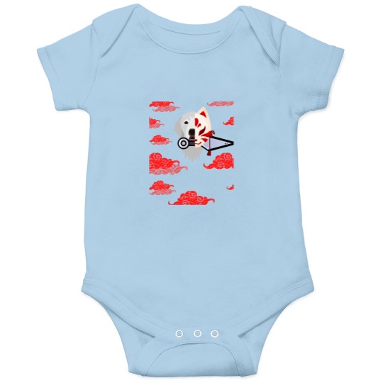 Discover Red Cloud Japanese Great Pyrenees Kitsune aniime Onesies