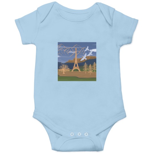 Discover Paris mountain park Relaxed Fit Onesies
