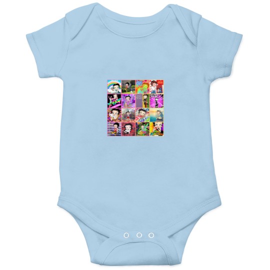 Discover Betty Boop 2023 Collage Baby Onesie with Blanket