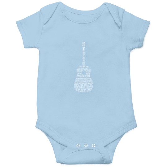 Discover dave matthews band dream  lyrics guitar shape dave matthews Onesies