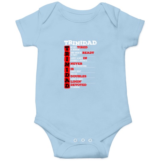 Discover Trinidad Meaning Onesie - Trini To De Bone & Slang