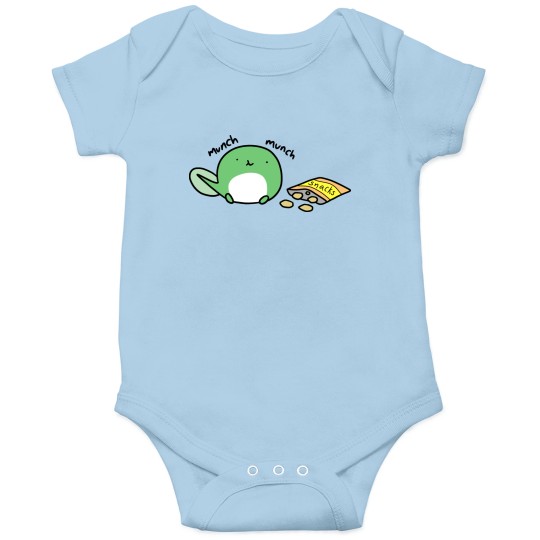 Discover Tadpole Eating Snacks Onesies