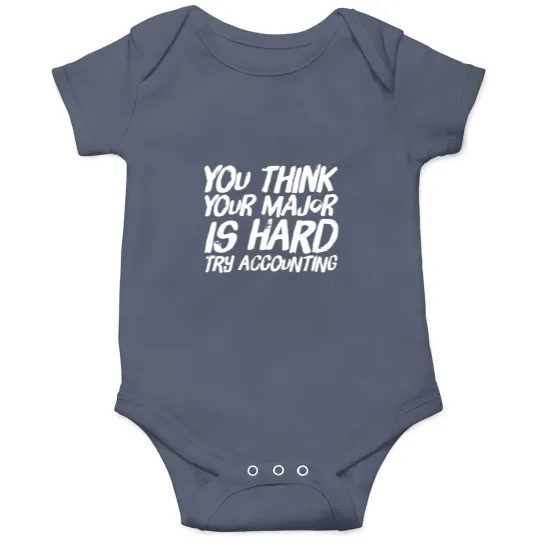 Discover Accounting Major Onesies