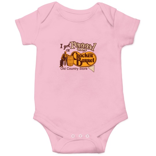 Discover I got Pegged at Cracker Barrel Old Country Store Onesies, Cracker Barrel Onesies