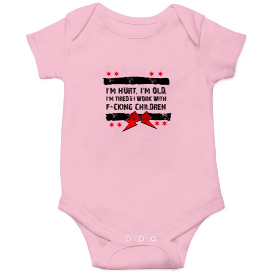 Discover Old Man Punk - Hurt, Old, Tired Onesies