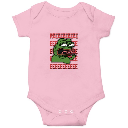 Discover  Pepe The Frog Reeee Rare Dank Memes classique Onesies