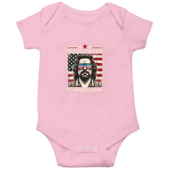 Discover Dudes for like Harris Man Onesies, White Dudes for Harris, White for Kamala Harris 2024 Onesies