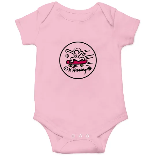Discover Keith Haring Skateboard Onesies