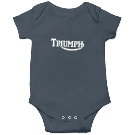 Discover BRITISH MOTORCYCLES - WHITE SCRIPT Onesies