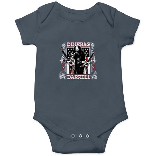 Discover Dimebag Darrell Mayhem Skull Band Onesies