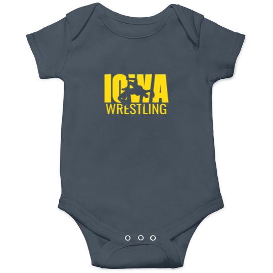 Discover Iowa Wrestling Freestyle Wrestler Gift The Hawkeye Onesies
