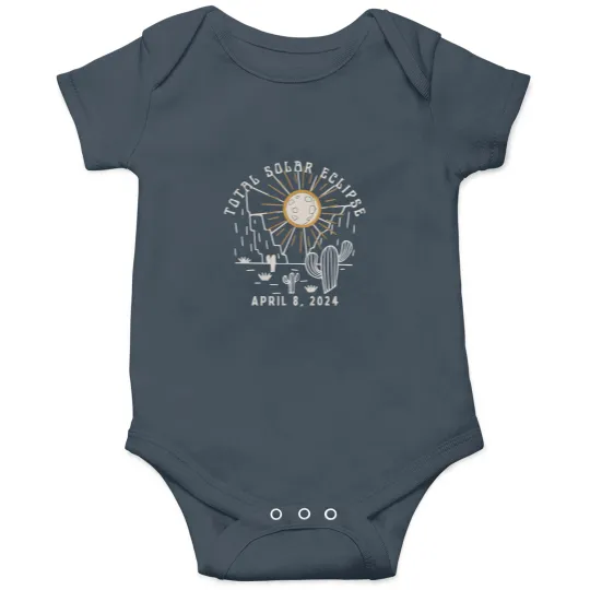 Discover 2024 Total Solar Eclipse Onesies, April 8th 2024 Texas Eclipse Onesies
