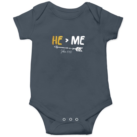 Discover He Is Greater Than Me Onesies