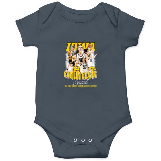 Discover Caitlin Clark All Time Leading Scorer In Big Ten History Onesies, Basketball 2024 Caitlin Clark Onesies