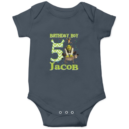 Discover Shrek Birthday Onesies, Green Ogre Cartoon Custom Personalized Boy Girl Birthday Onesies