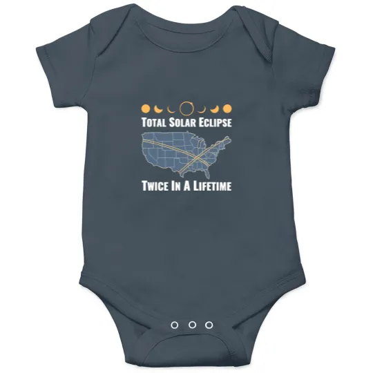 Discover Twice In A Lifetime Solar Eclipse Onesies 2024 Total Eclipse Unisex Onesies